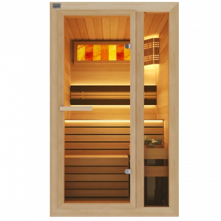 Одноместная финская сауна Comfort из кедра